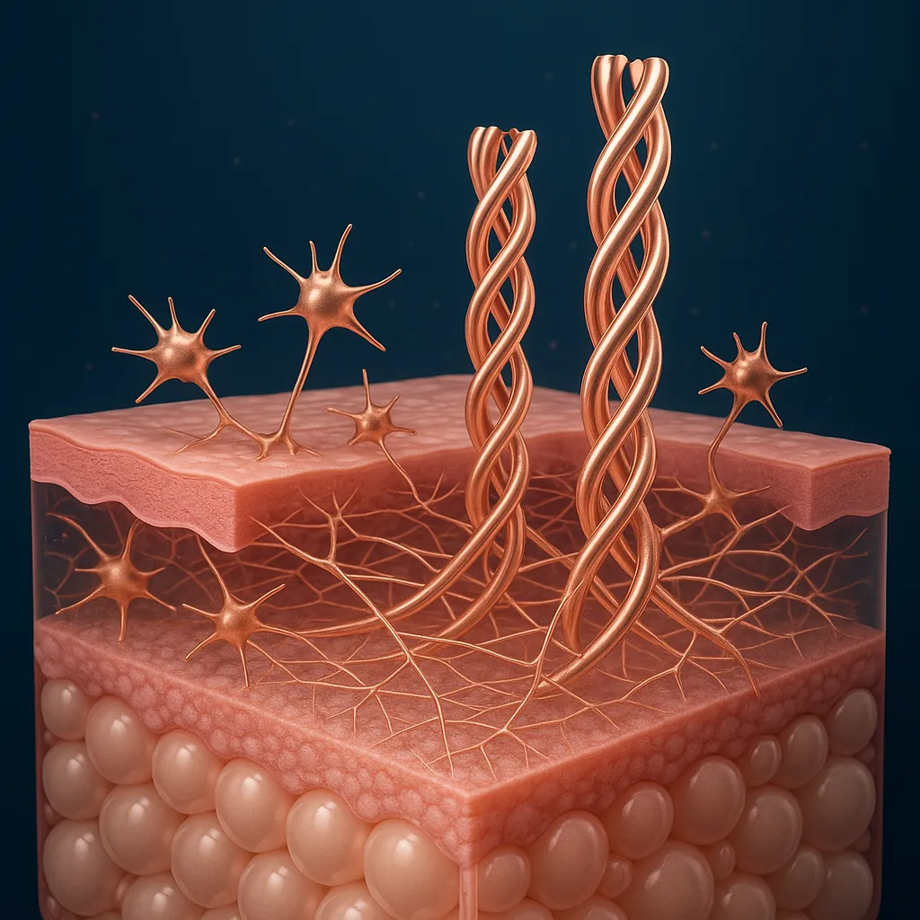 Peptide mechanisms for skin regeneration and hair growth