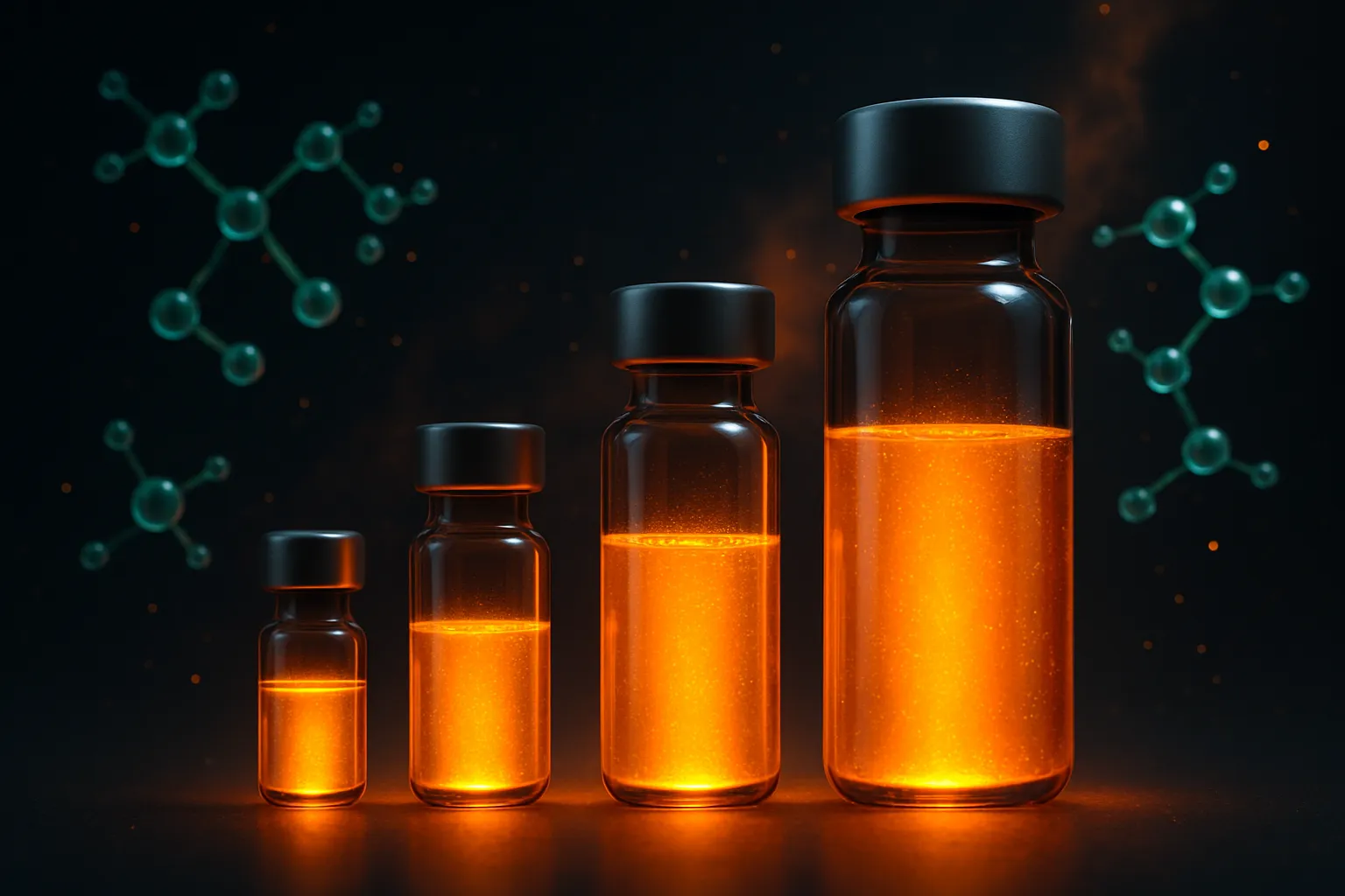 Vial size comparison