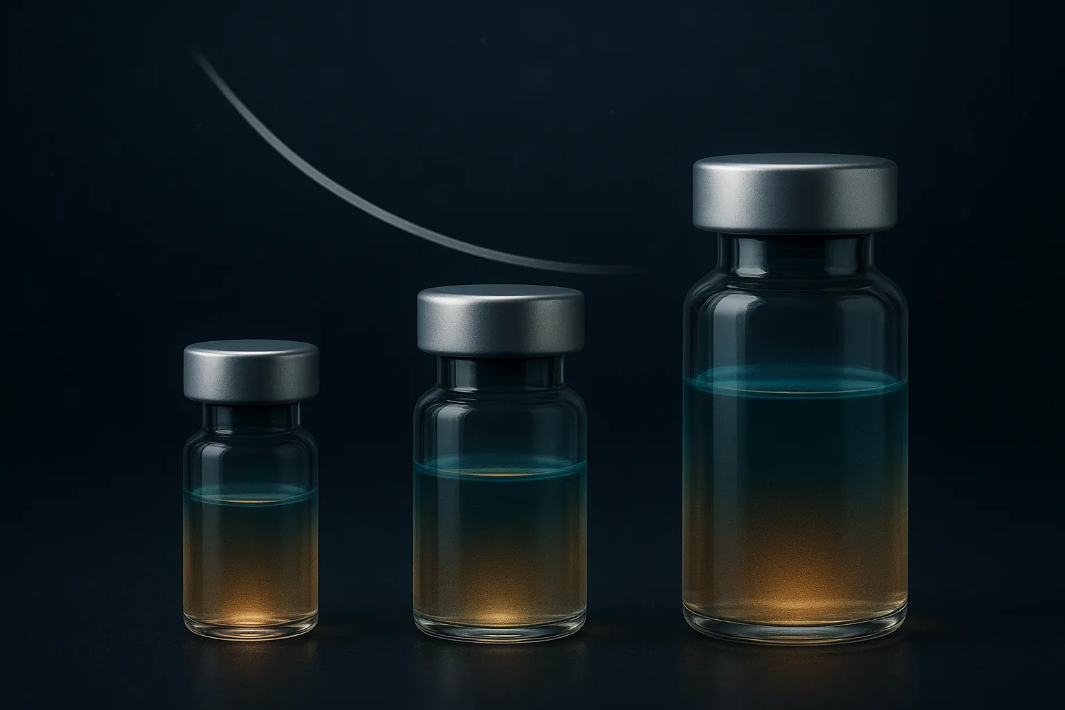 Vial size comparison