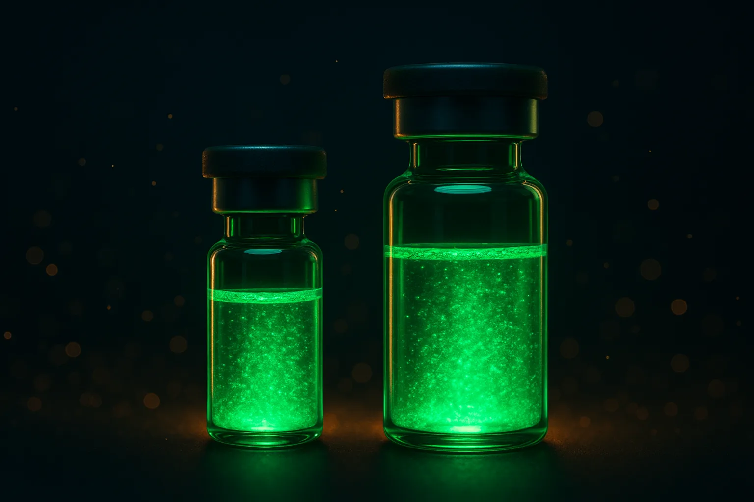 Vial size comparison