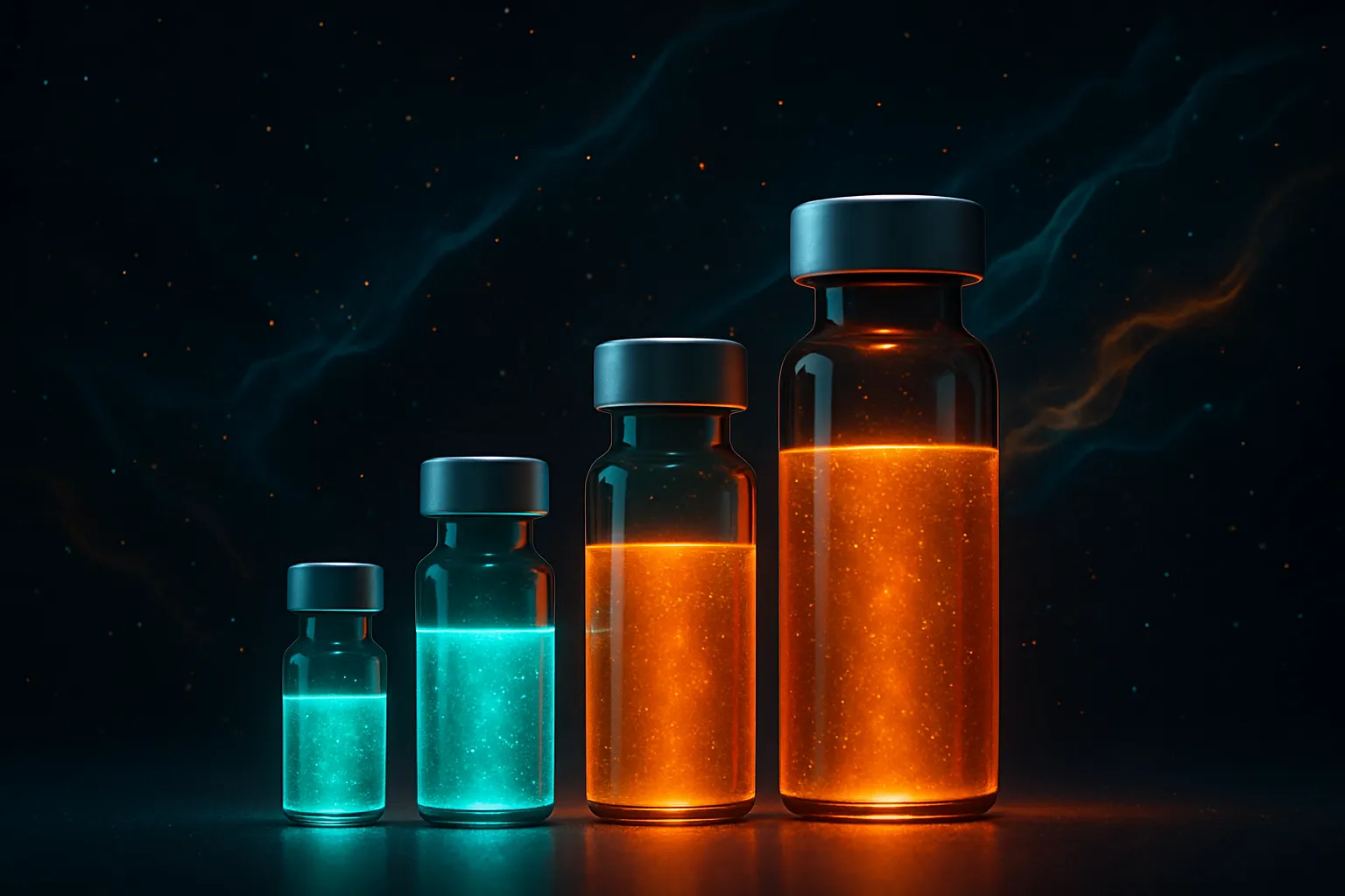 Vial size comparison