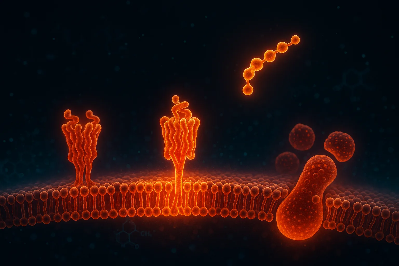 Ghrelin-receptor downregulation gradient across the GHRPs