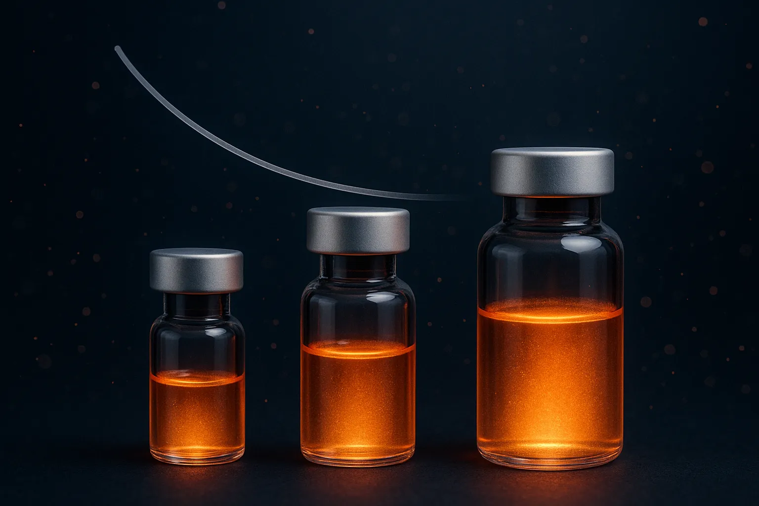 Vial size comparison
