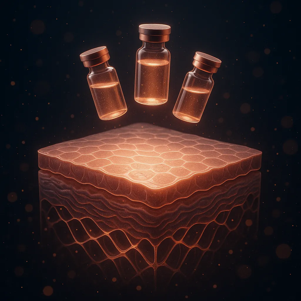 Glow Blend — GHK-Cu, BPC-157, TB-500 tissue repair peptides