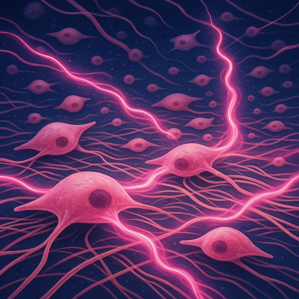 Collagen matrix formation and skin cell renewal