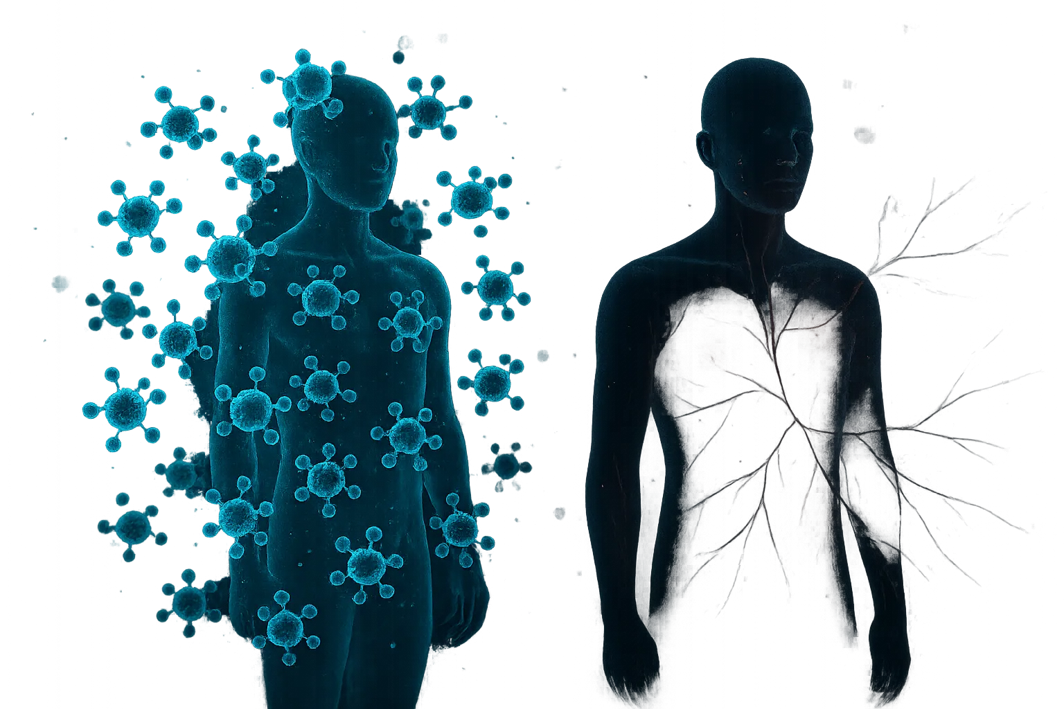 Comparison showing protective GLP-1 molecular shields reducing cancer metastasis pathways