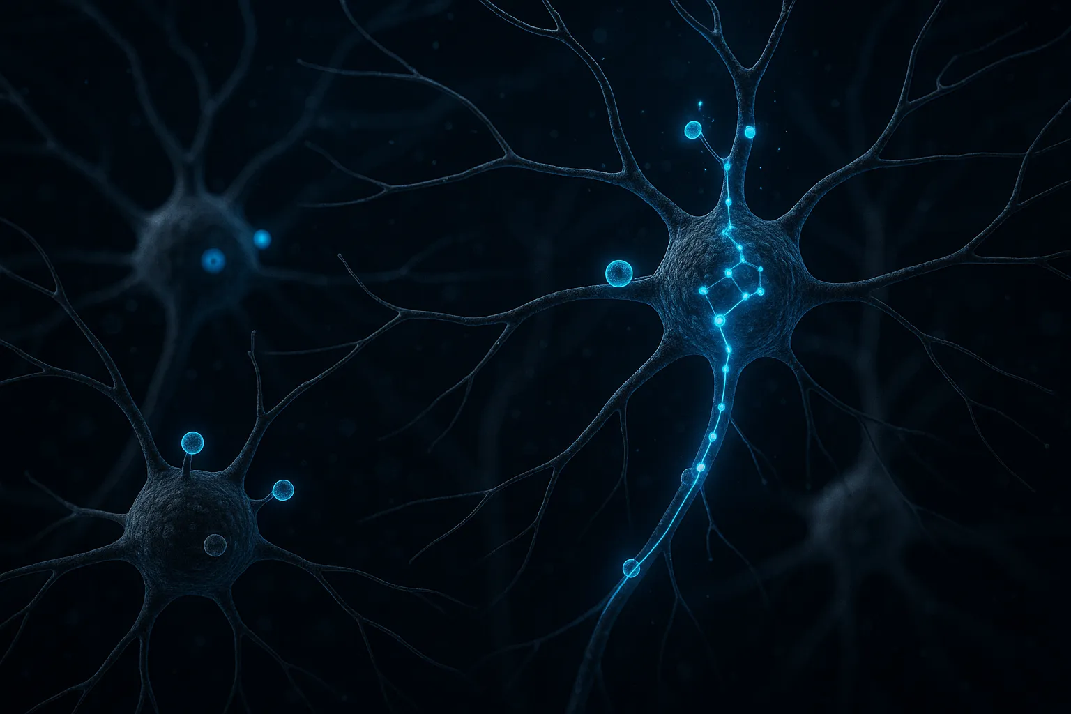 Microscopic view of hindbrain neurons showing differential cAMP signaling in response to GLP-1 receptor activation