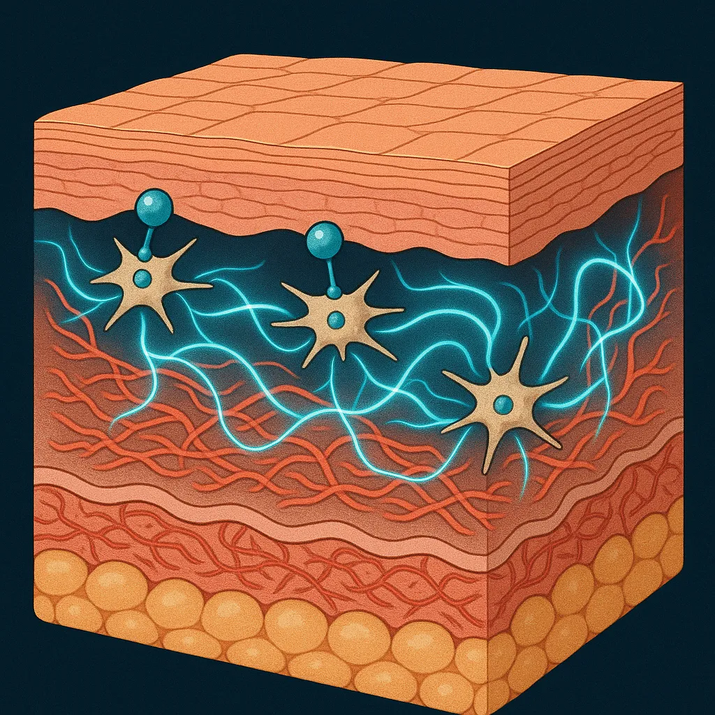 Collagen matrix formation with GHK-Cu activation