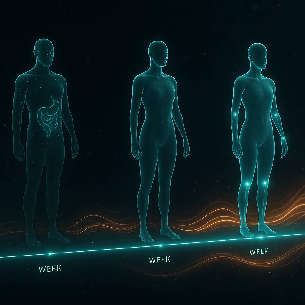 Klow Blend results timeline