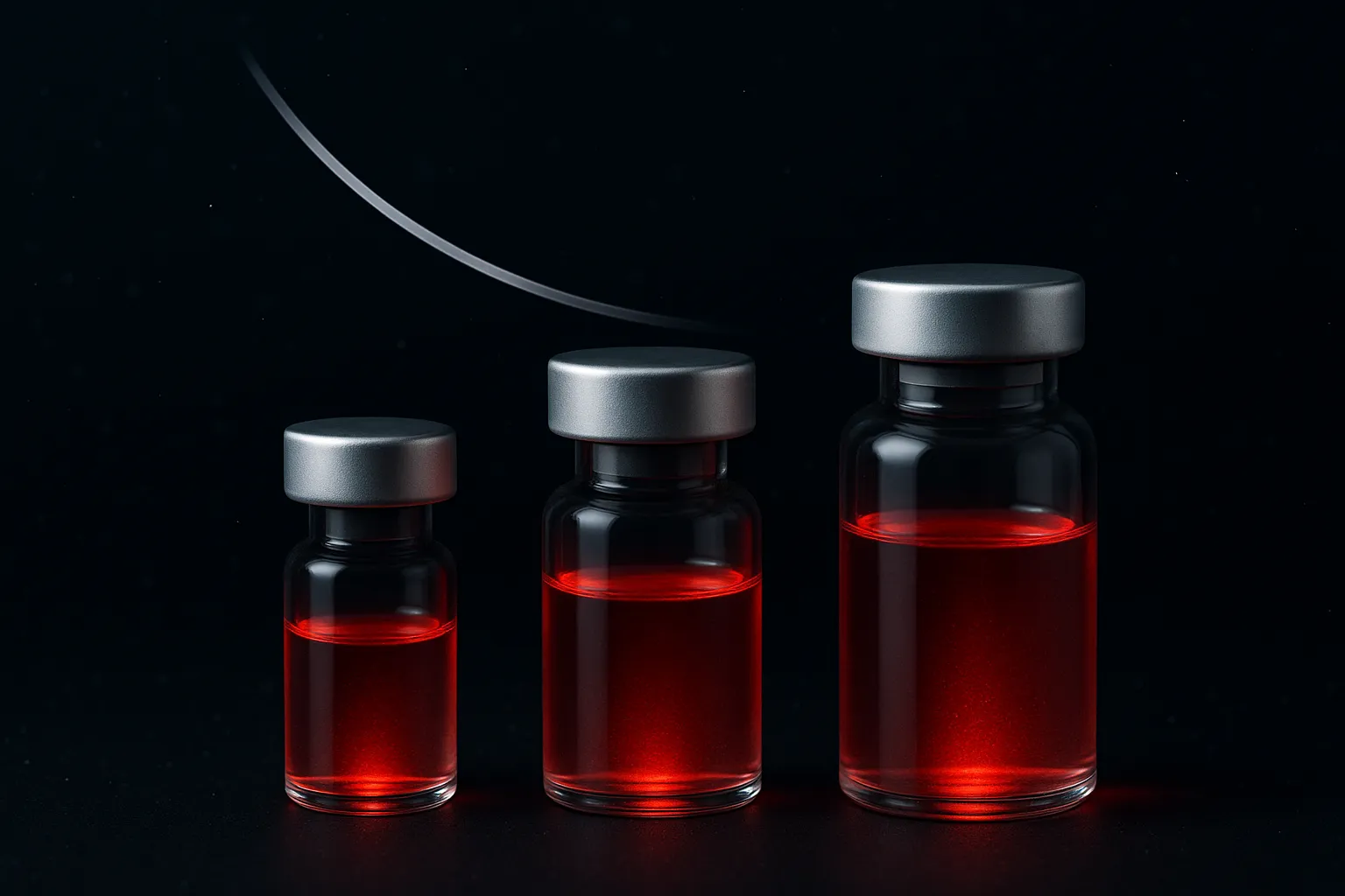 Vial size comparison