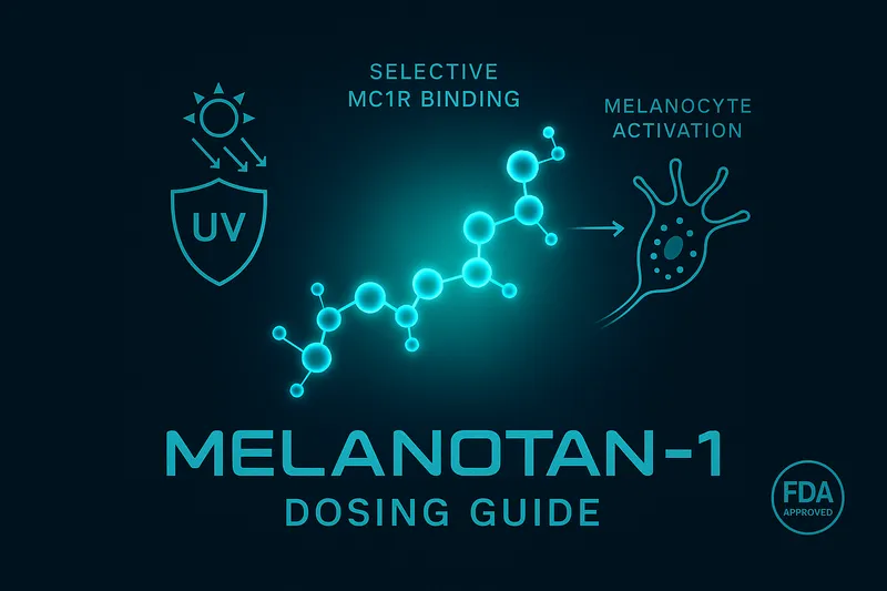 Melanotan-1 Dosage Chart & FDA Protocol (2026)