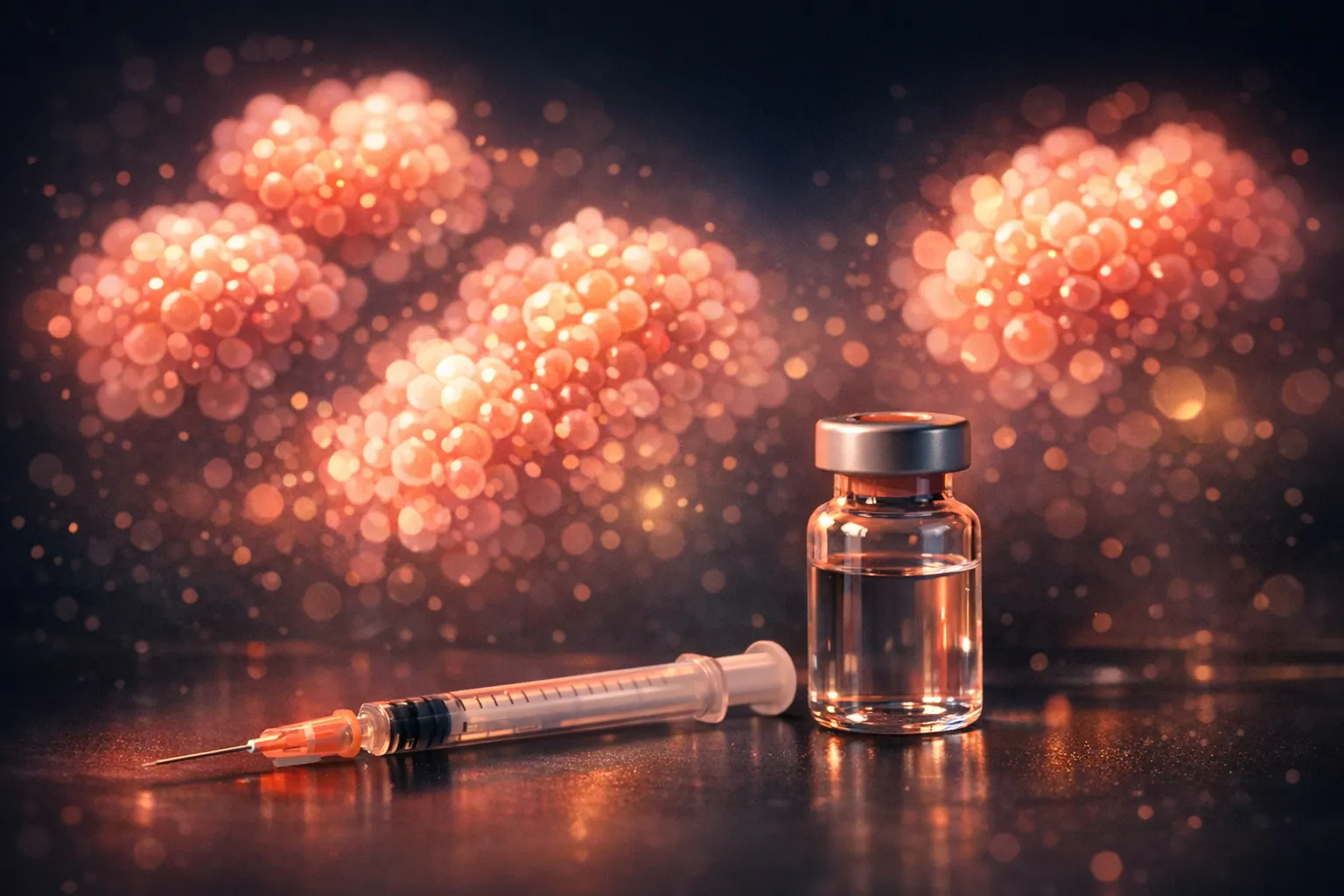 Pancragen dose draw on an insulin syringe