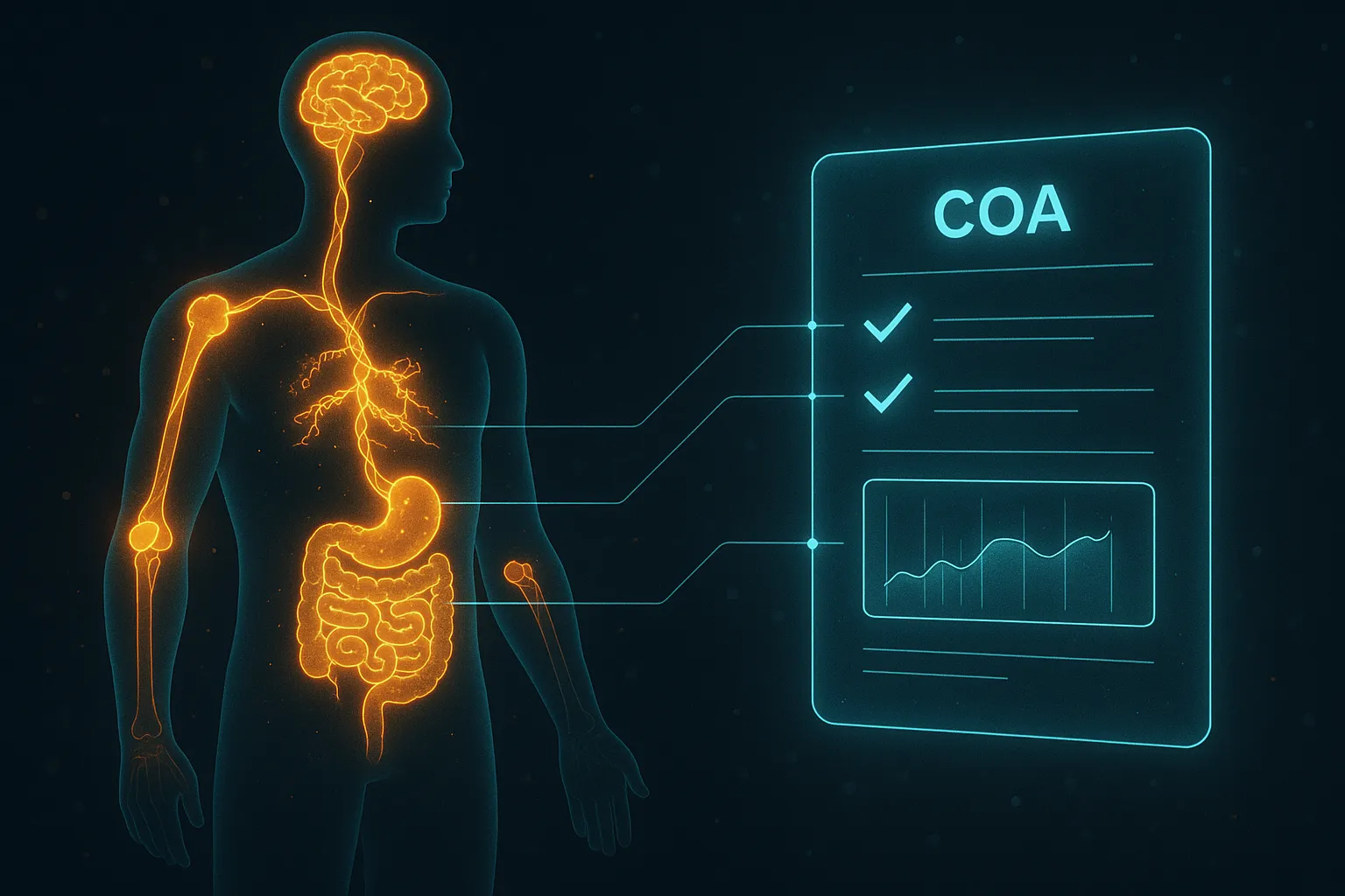 Verified peptide quality testing with COA documentation