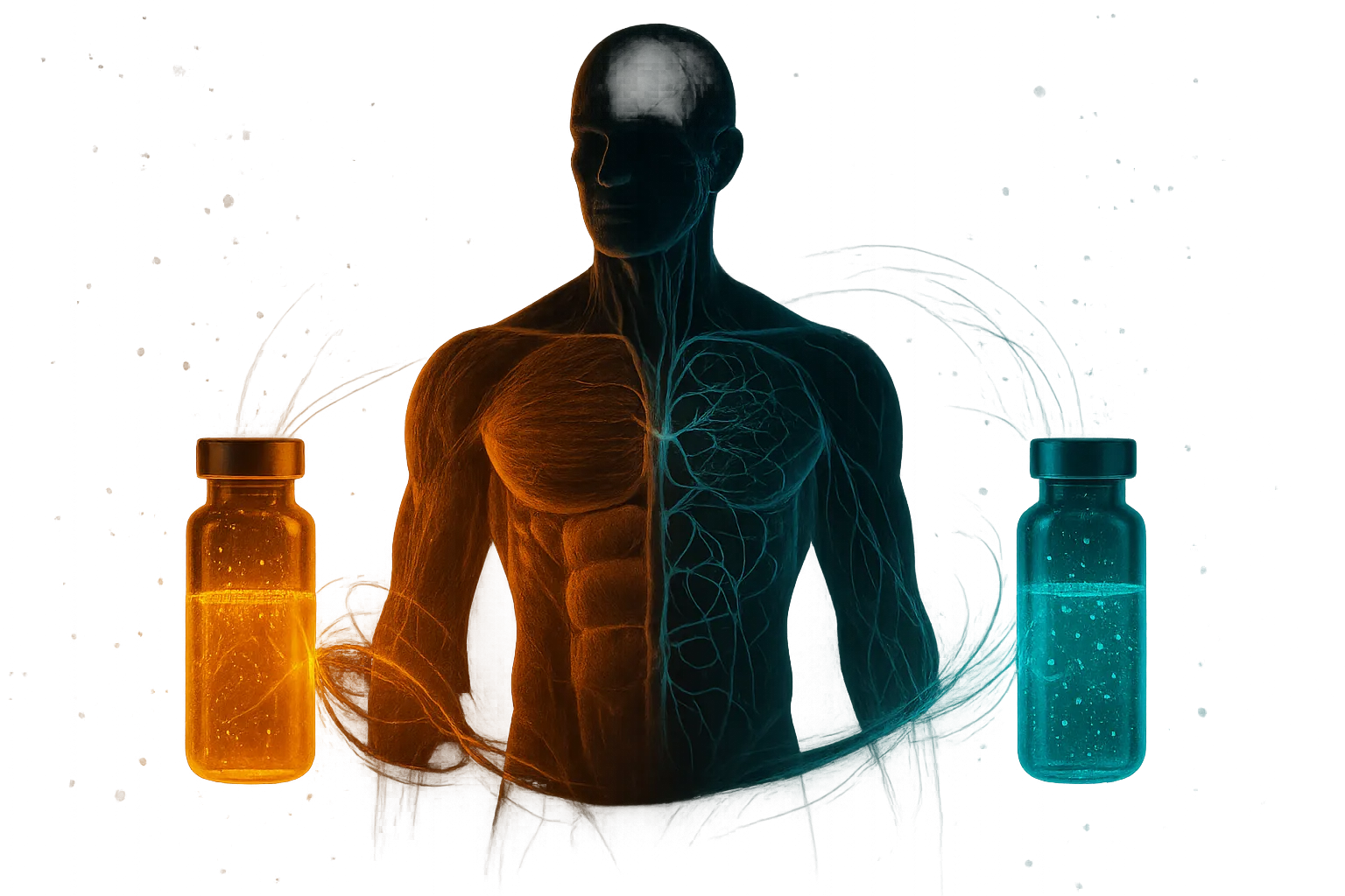 Peptides and TRT synergy — dual hormone optimization with testosterone and growth hormone peptides