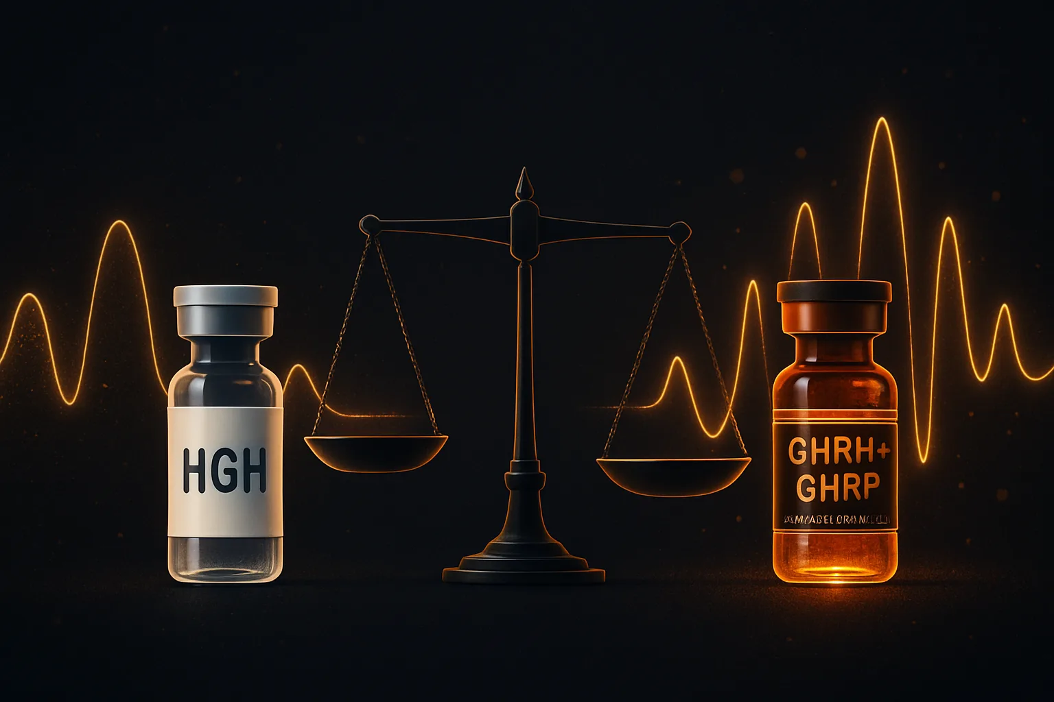 Peptides vs HGH for Muscle