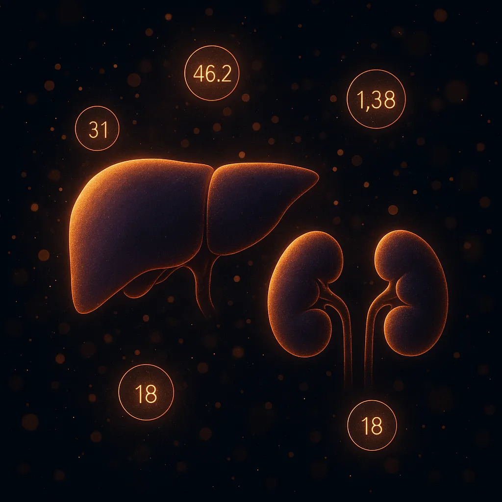 Liver and kidney function biomarkers