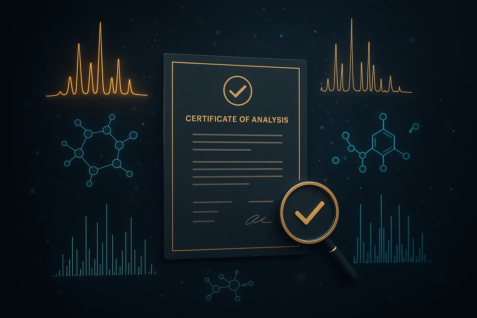 COA quality testing and verification process