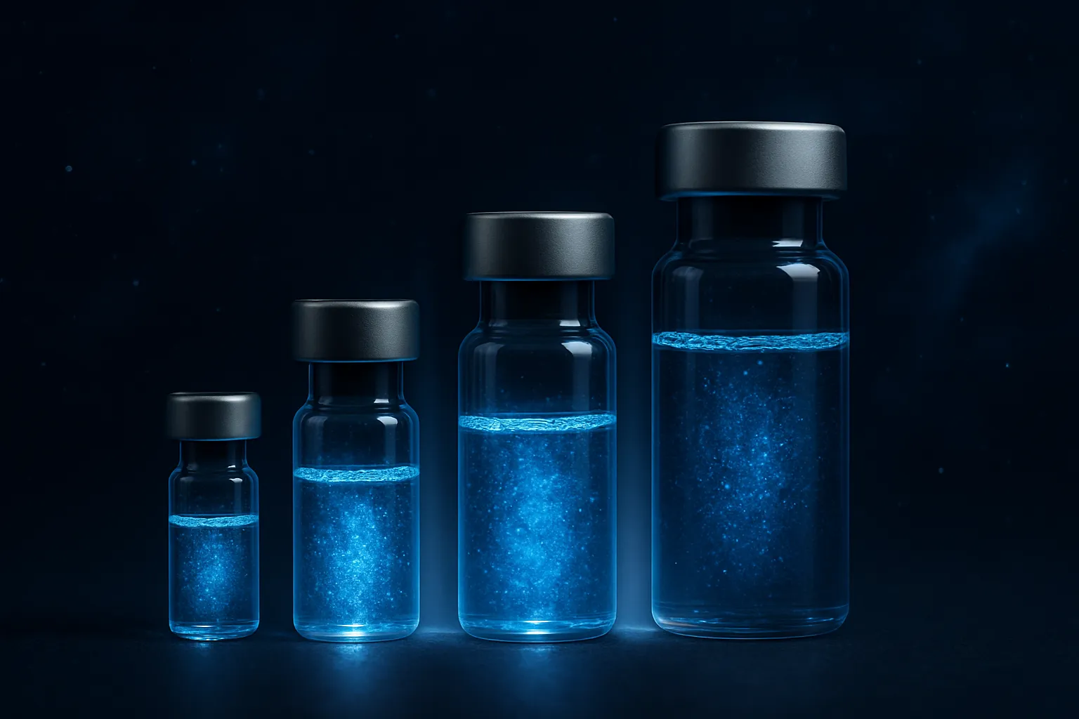 Vial size comparison