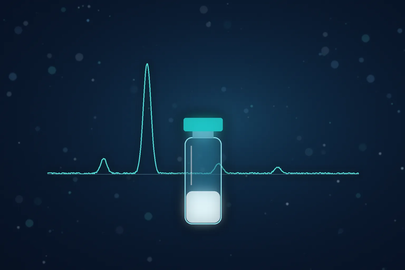 Simple Peptide COA and HPLC testing illustration