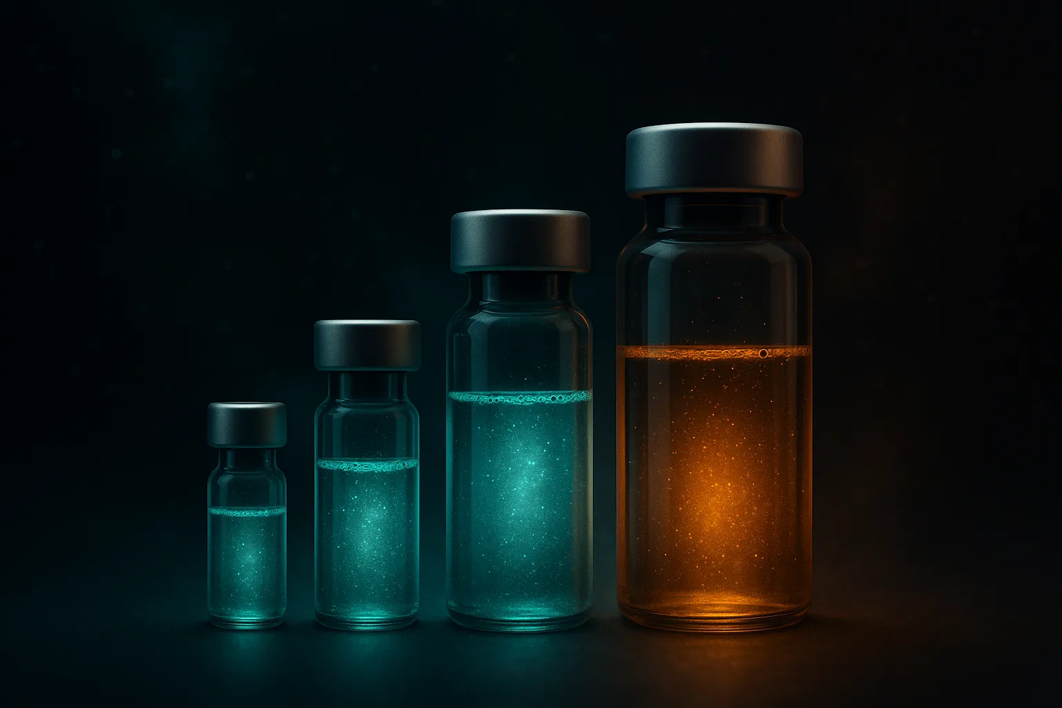 Vial size comparison