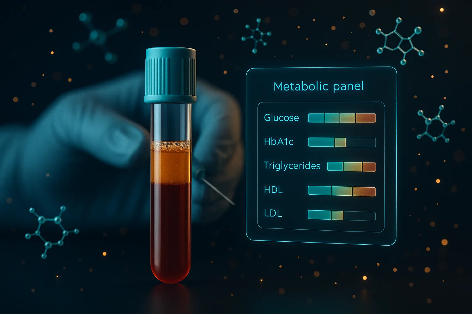 Tesamorelin metabolic panel markers