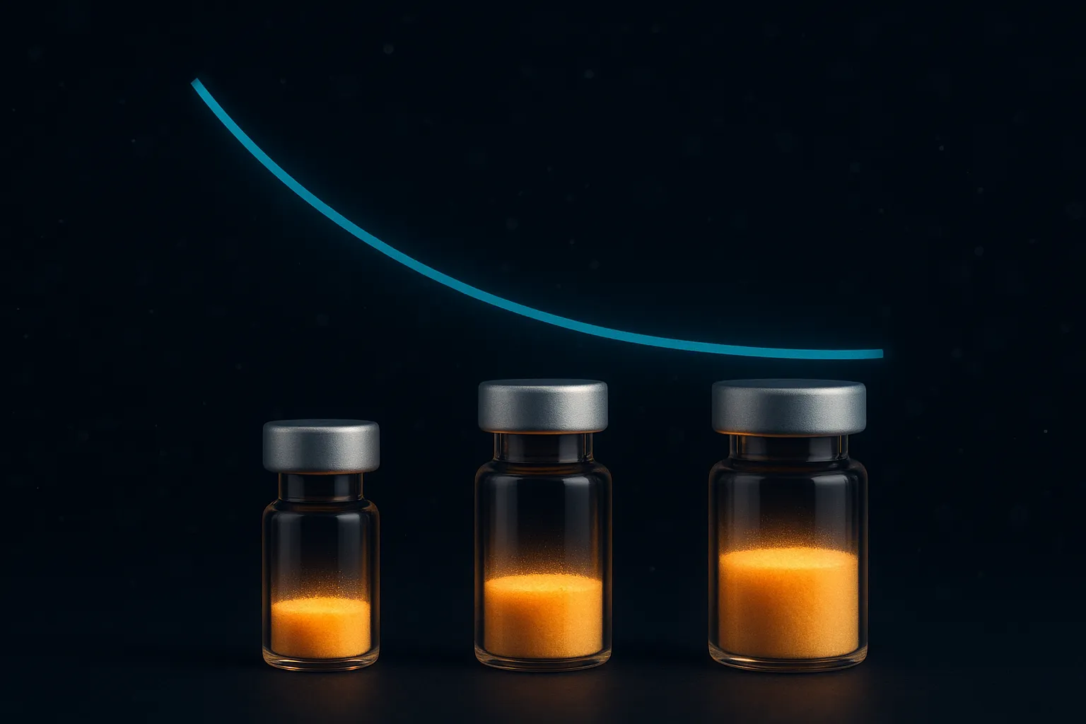 Vial size comparison