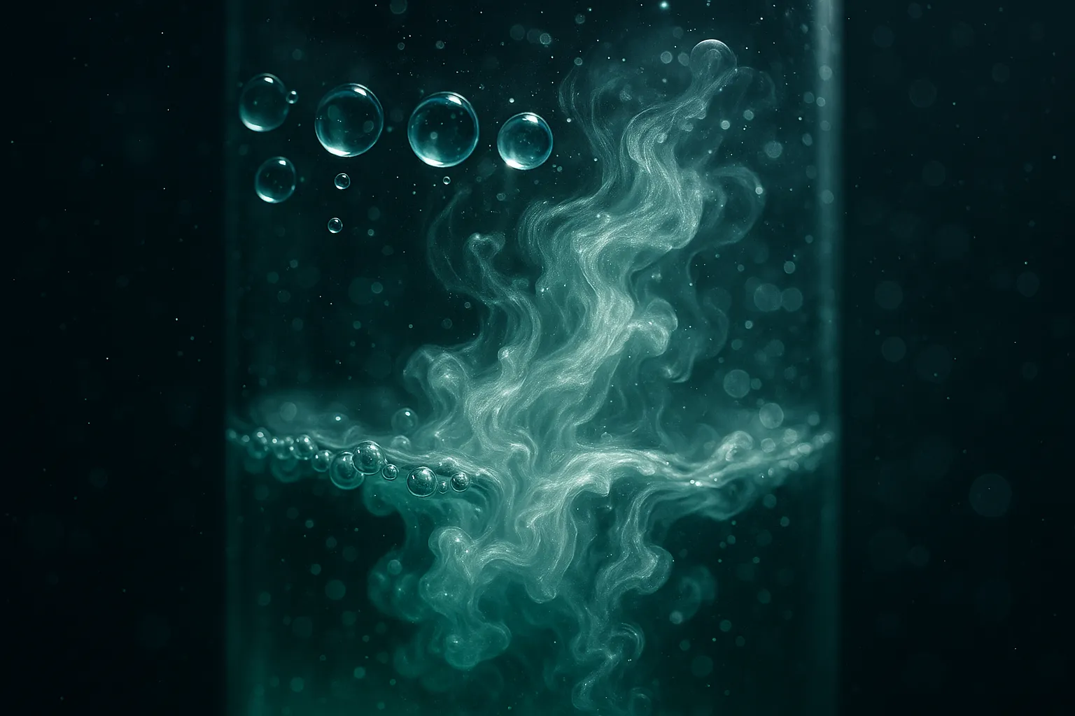Thymalin mixing — liquid down the side wall