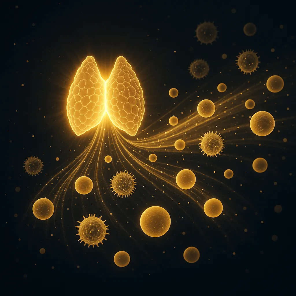 Thymosin alpha-1 immune benefits visualization