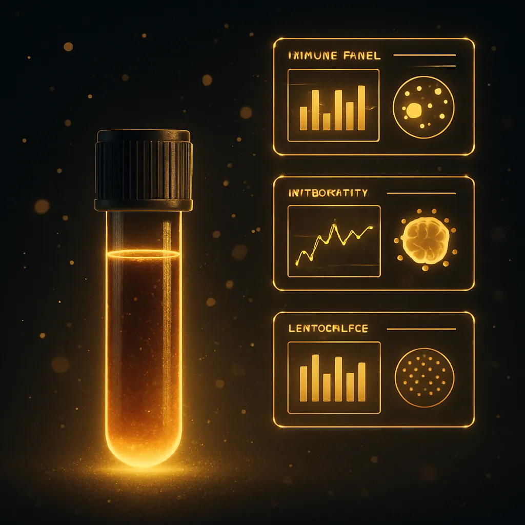 Thymosin alpha-1 bloodwork and biomarkers