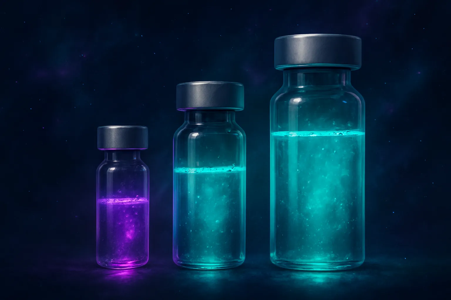 Vial size comparison