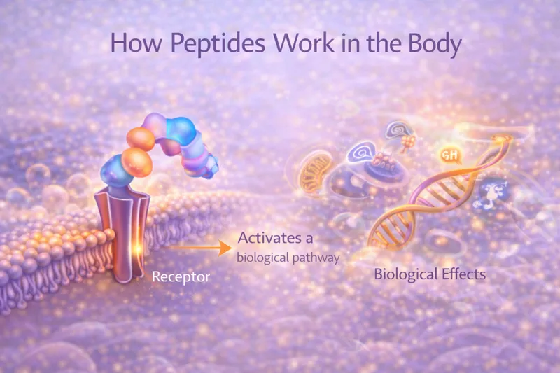 How peptides work - receptor-mediated signaling in the body