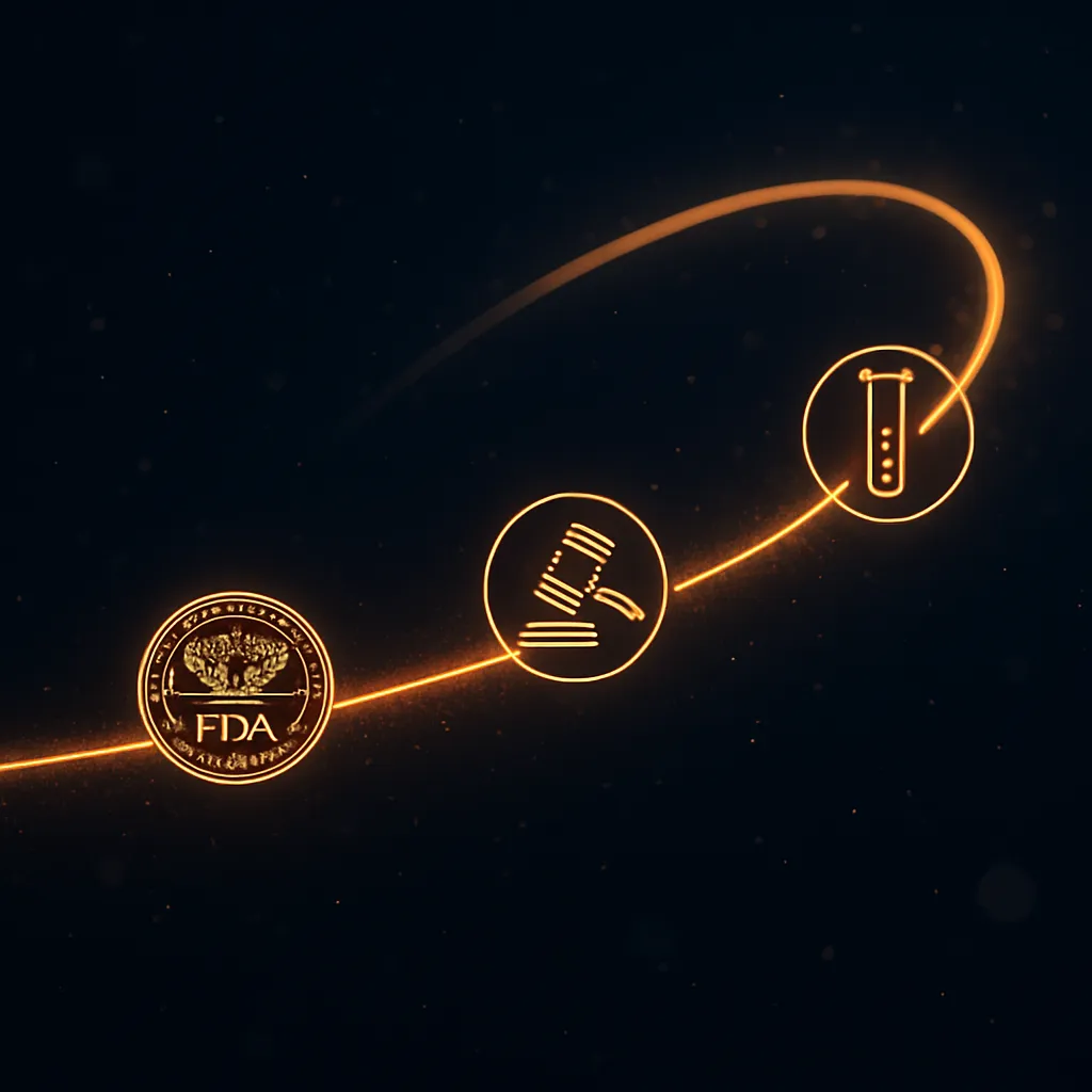 Timeline of enforcement events from 2024 to 2026