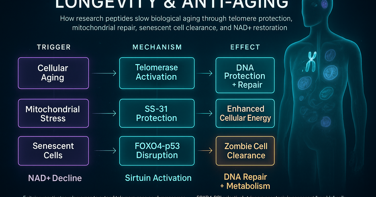 Peptides for Longevity: Do They Slow Aging? (2026)